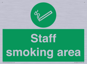 Staff smoking area